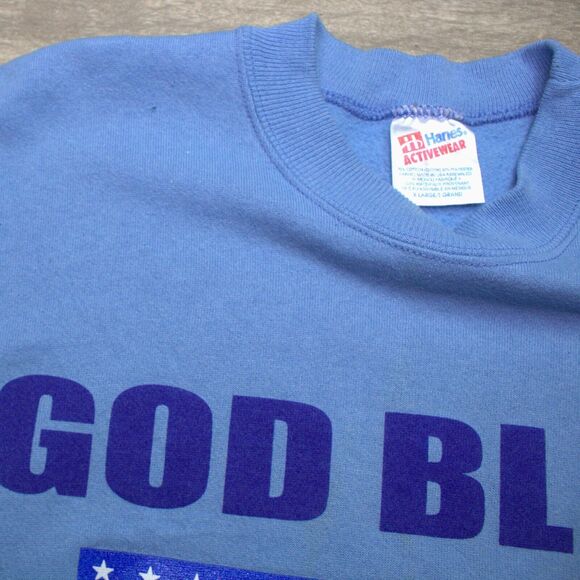 Vintage God Bless America Sz XL Made In USA - Picture 3 of 4